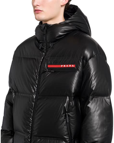 mens prada black jacket|Prada puffer jacket men's.